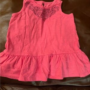 Tea Collection Pink Floral Tank Top